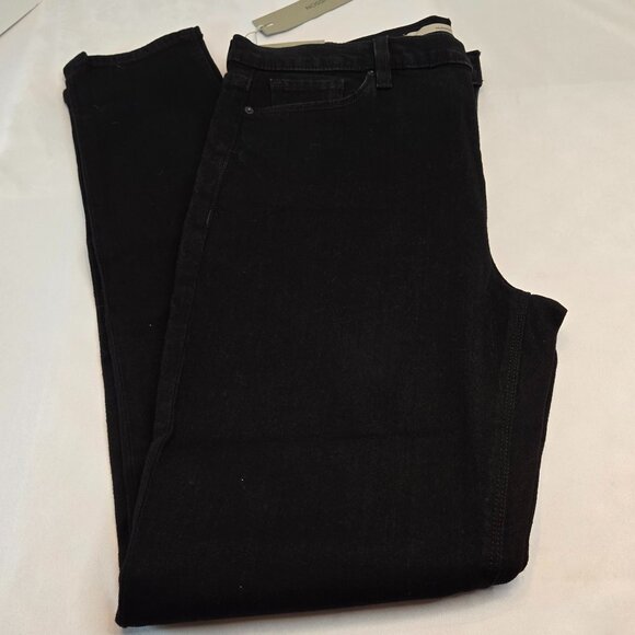 HUDSON Nico Mid-Rise Super Skinny Jean Sz 31 Black - Picture 4 of 14